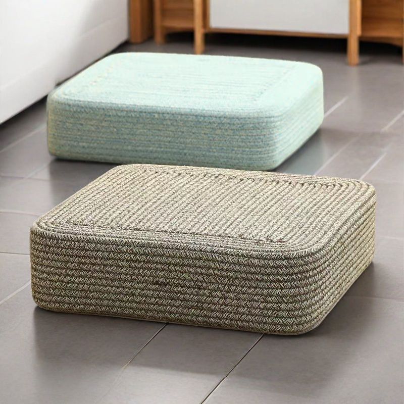 Meditation Cushion Zafu - Cojín de Meditación Cuadrado Zafu, Almohadilla
