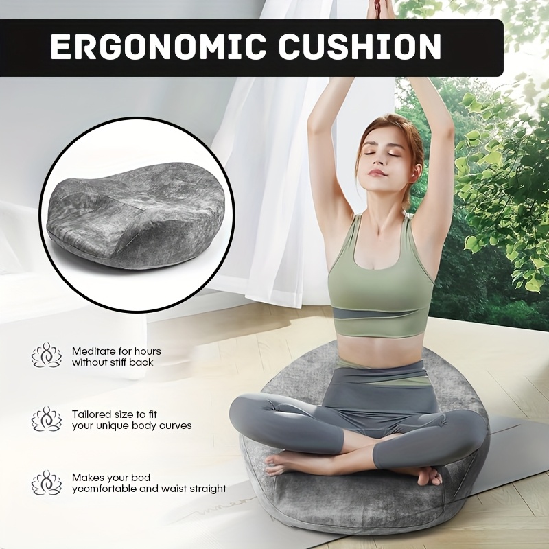 Meditation Cushion Zafu - Cojín de meditación de espuma viscoelástica
