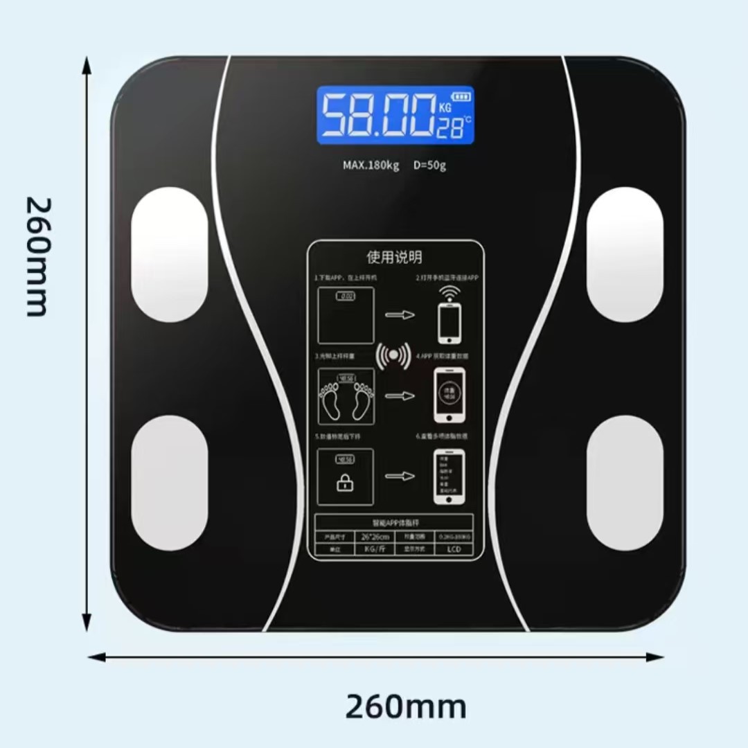 Digital Body Weight Scale - Nueva Báscula de Grasa Corporal USB,