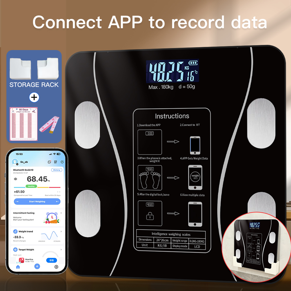Digital Body Weight Scale - Conridel es una báscula inteligente de
