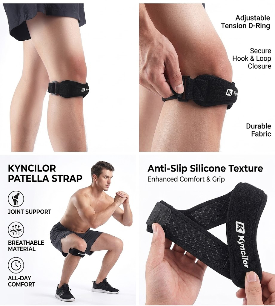 Compression Knee Sleeve - 1 manga deportiva para pierna, manga