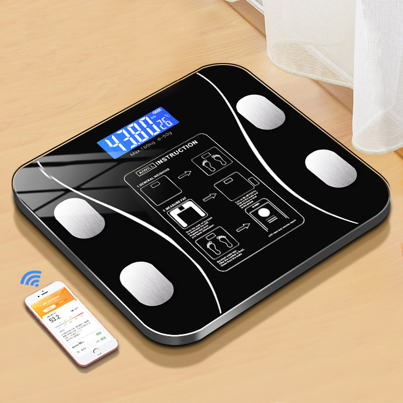 Digital Body Weight Scale - Báscula de Grasa Corporal Inteligente Inalámbrica
