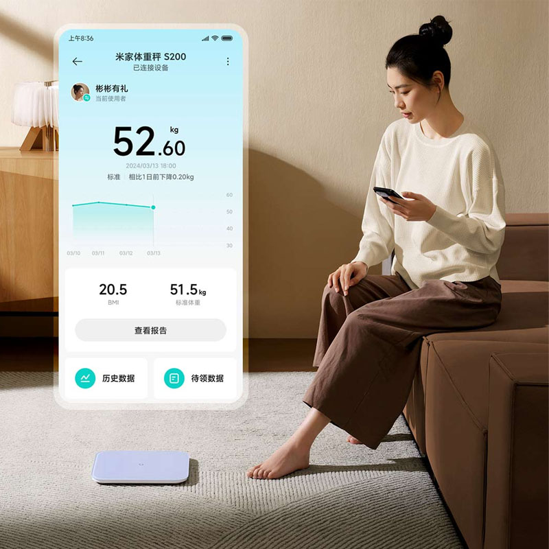 Xiaomi Mijia báscula de peso S - Digital Body Weight Scale reseña y precio
