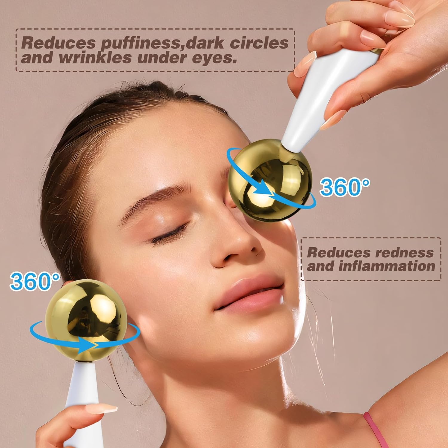 Globos de hielo para cara y oj - Ice Roller Face Cold reseña y precio