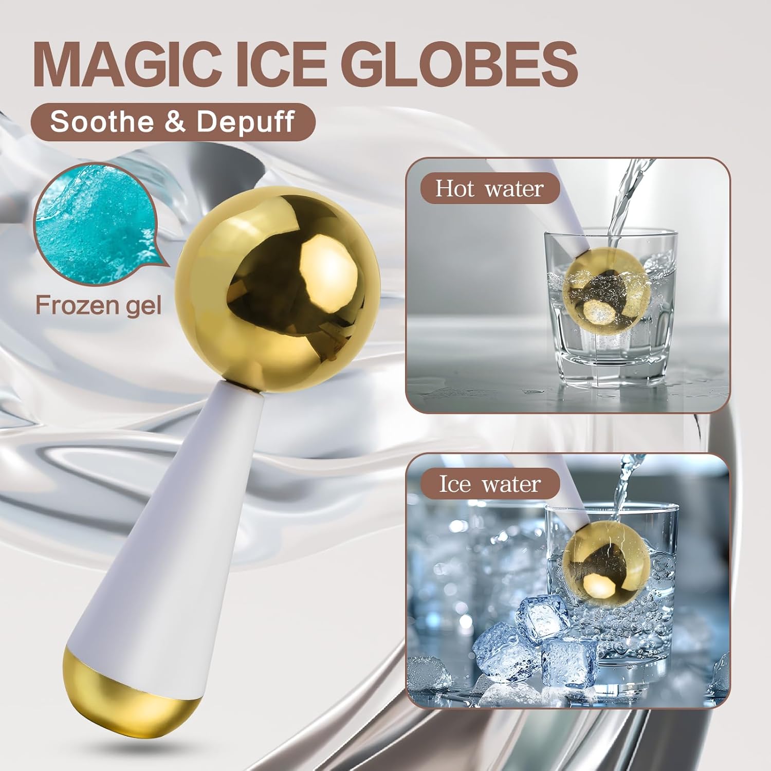 Globos de hielo para cara y oj - Ice Roller Face Cold reseña y precio
