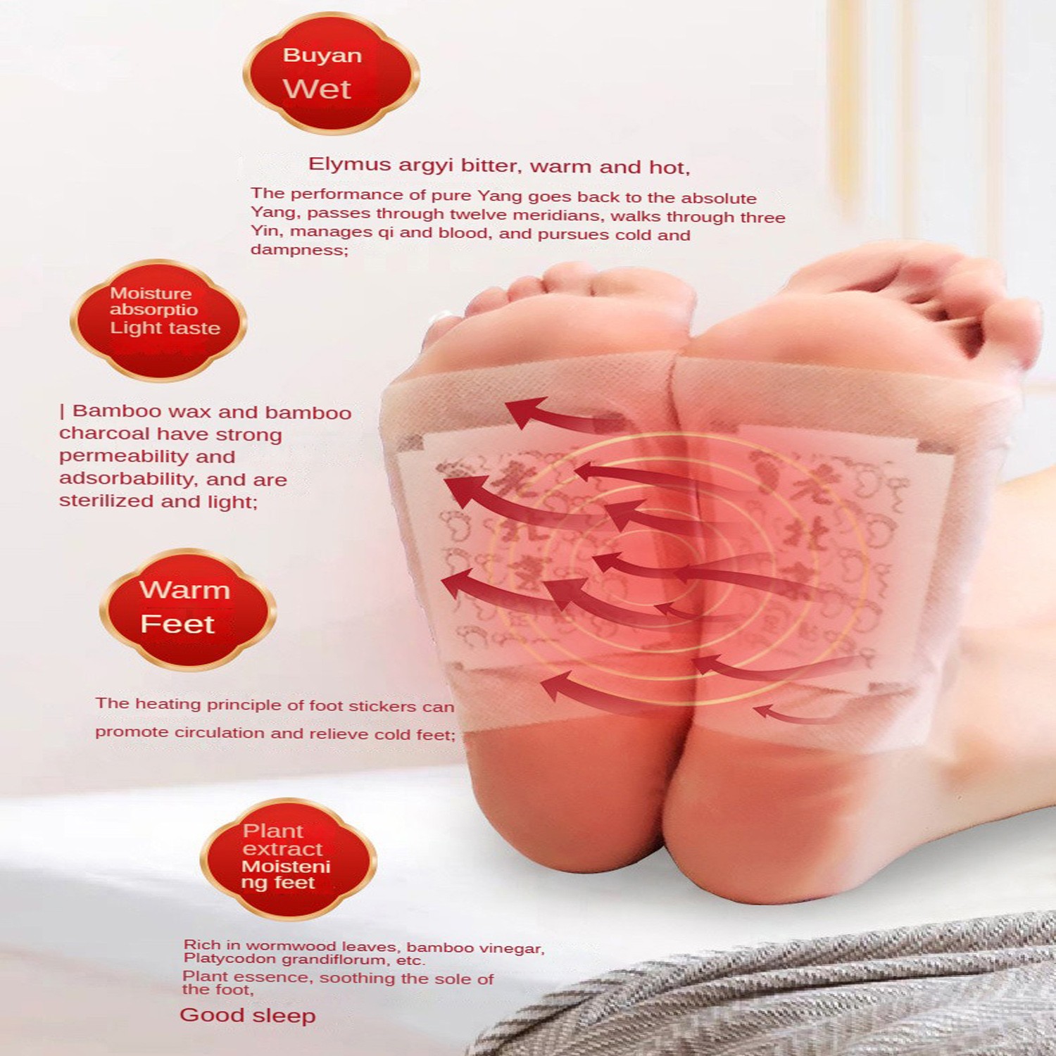 Parches de desintoxicación par - Detox Foot Patch reseña y precio