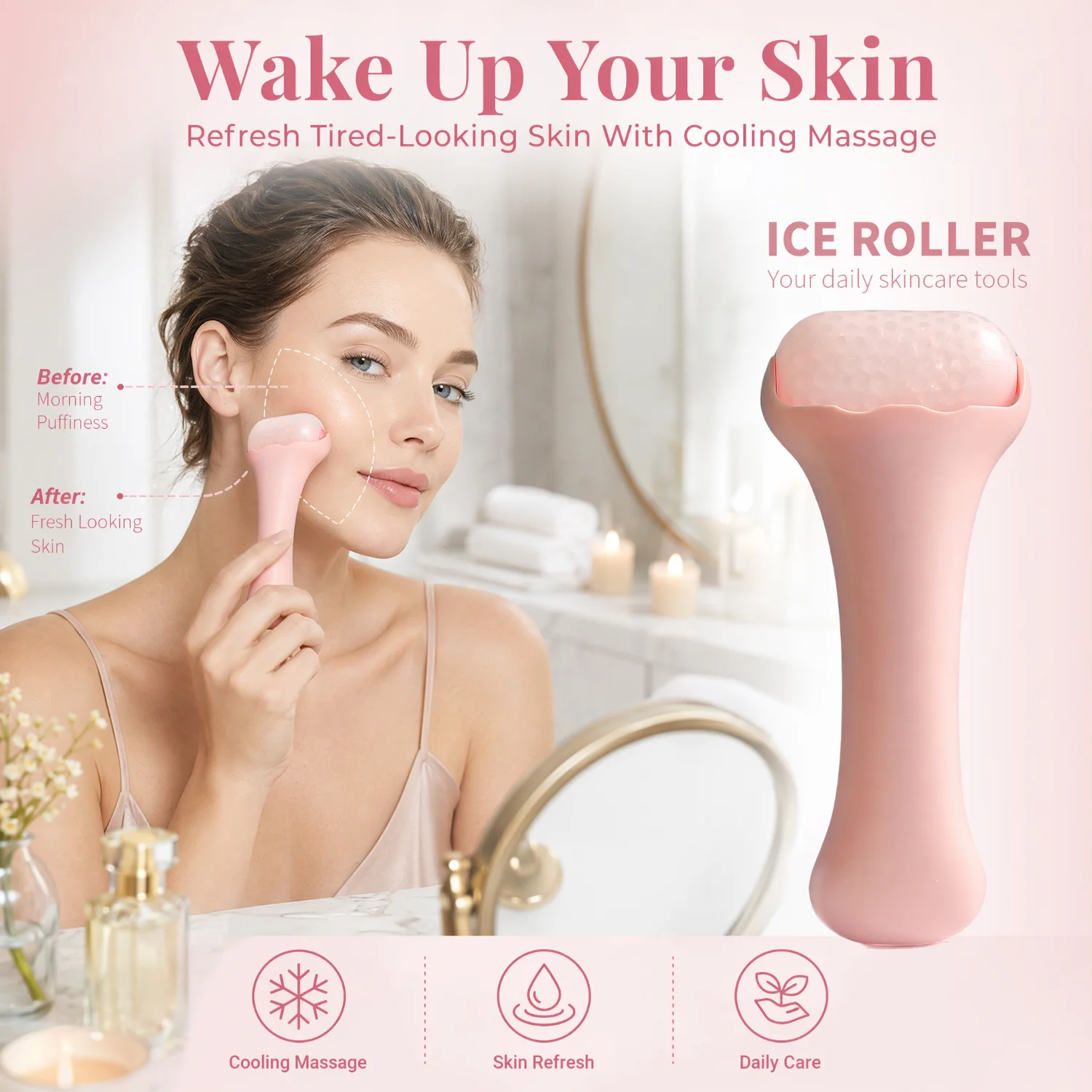 Rodillo facial de hielo, herra - Ice Roller Face Cold reseña y precio